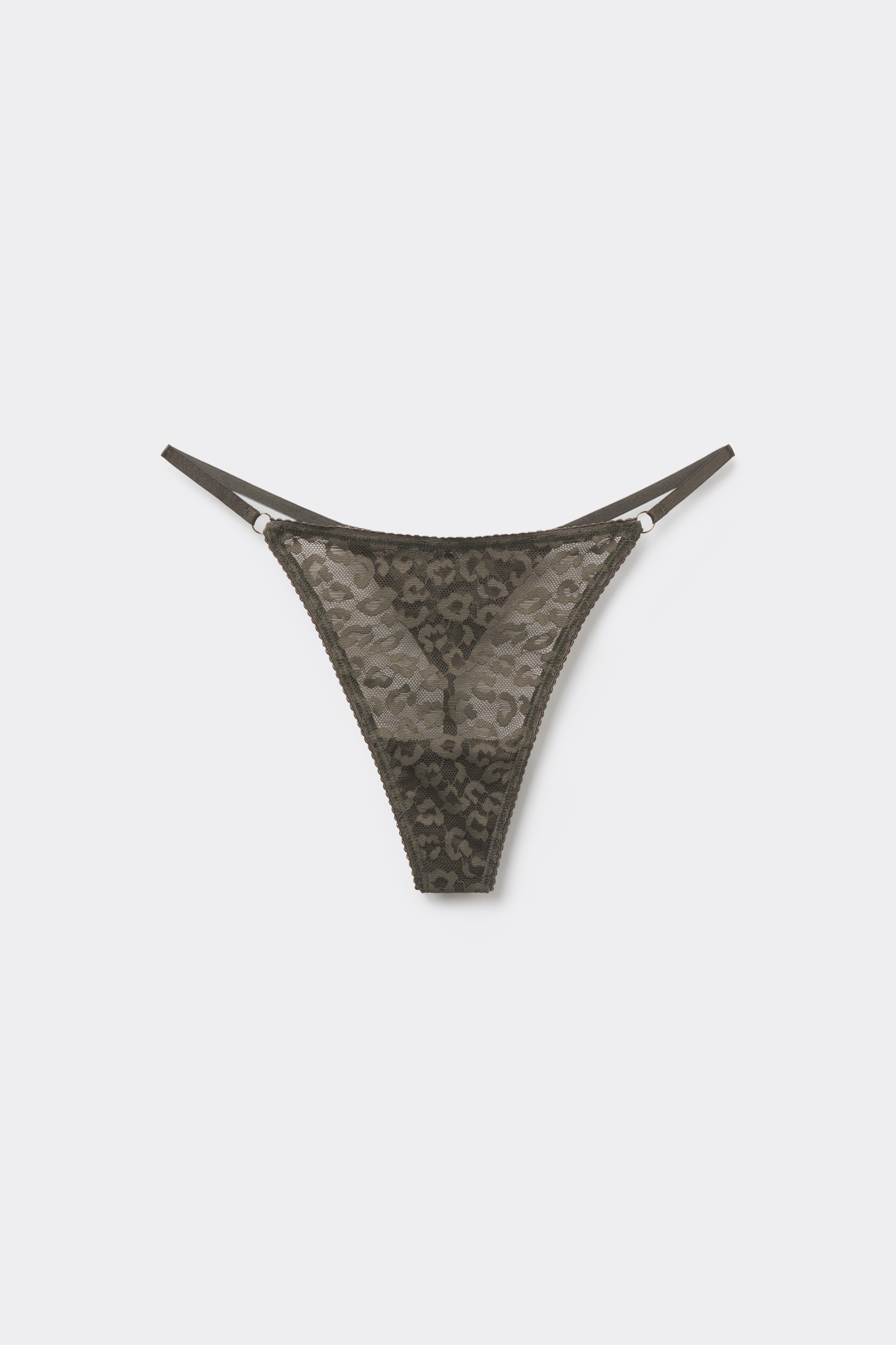 Dappled Lace Tanga Panel G-String