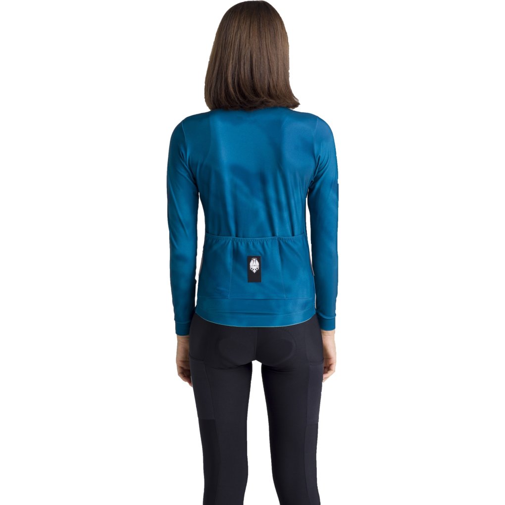 Santini Bianchi Milano Classic Long Sleeve Jersey Unisex BI216075CCLASS - teal TE