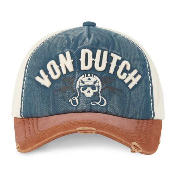 Von Dutch Xavier Cap - Beige / BrownRef: Vdh0375 / Vd/1/Ct/Xavier/02-Tu