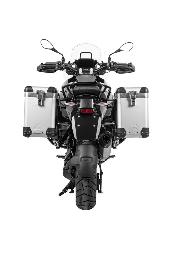 Touratech suitcase Complete kit ZEGA Pro 38/38 - Black support included - Gray anodizedBMW 1300 R 1300 GS - 2023 - 2026Ref: Trt01269A / 01-035-5761-0