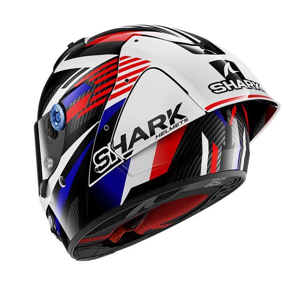 Shark AERON-GP FIM RACING FIRSTLAP Full-Face Helmet - Carbon / BlueRef : SH1797