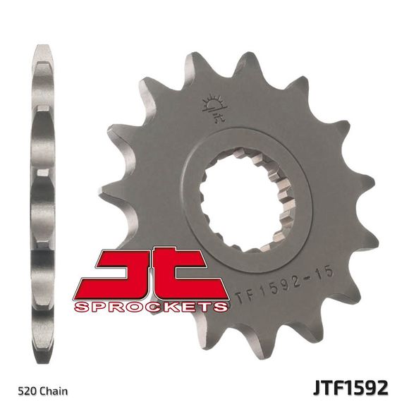 JT. Steel Standard Countershaft Sprocket 1592 - 520Ref: JTC01790A / 1077291002