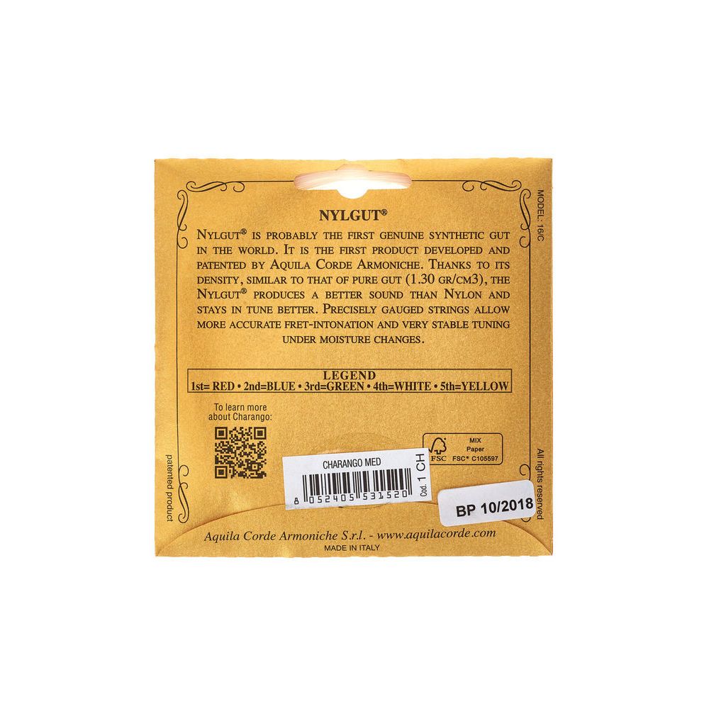 Aquila 1CH Nylgut Charango – Thomann Ireland