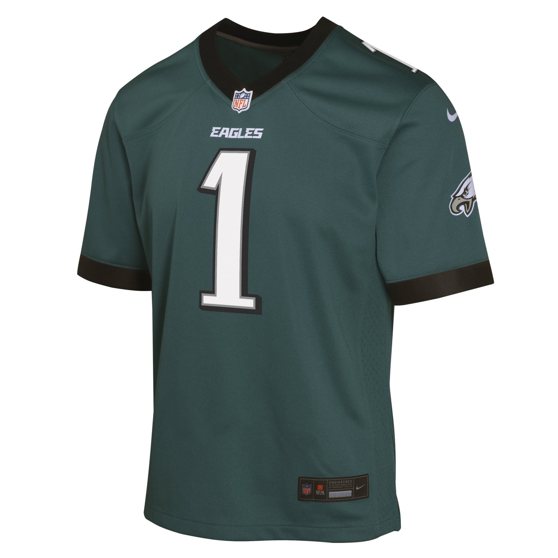 Jalen Hurts #1 Philadelphia Eagles Game NFL Jersey Green (YOUTH)