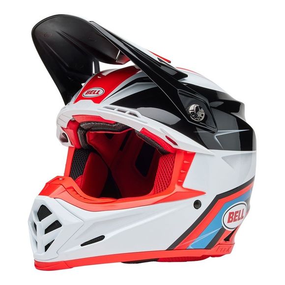 Casque cross Bell MOTO-9S FLEX MERCHANT 2026 - Noir / RougeRef : EL0737