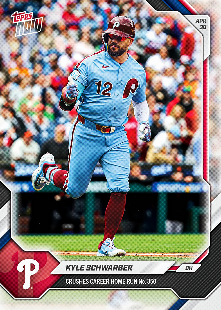 Kyle Schwarber - 2026 MLB Topps NOW® - Card 142