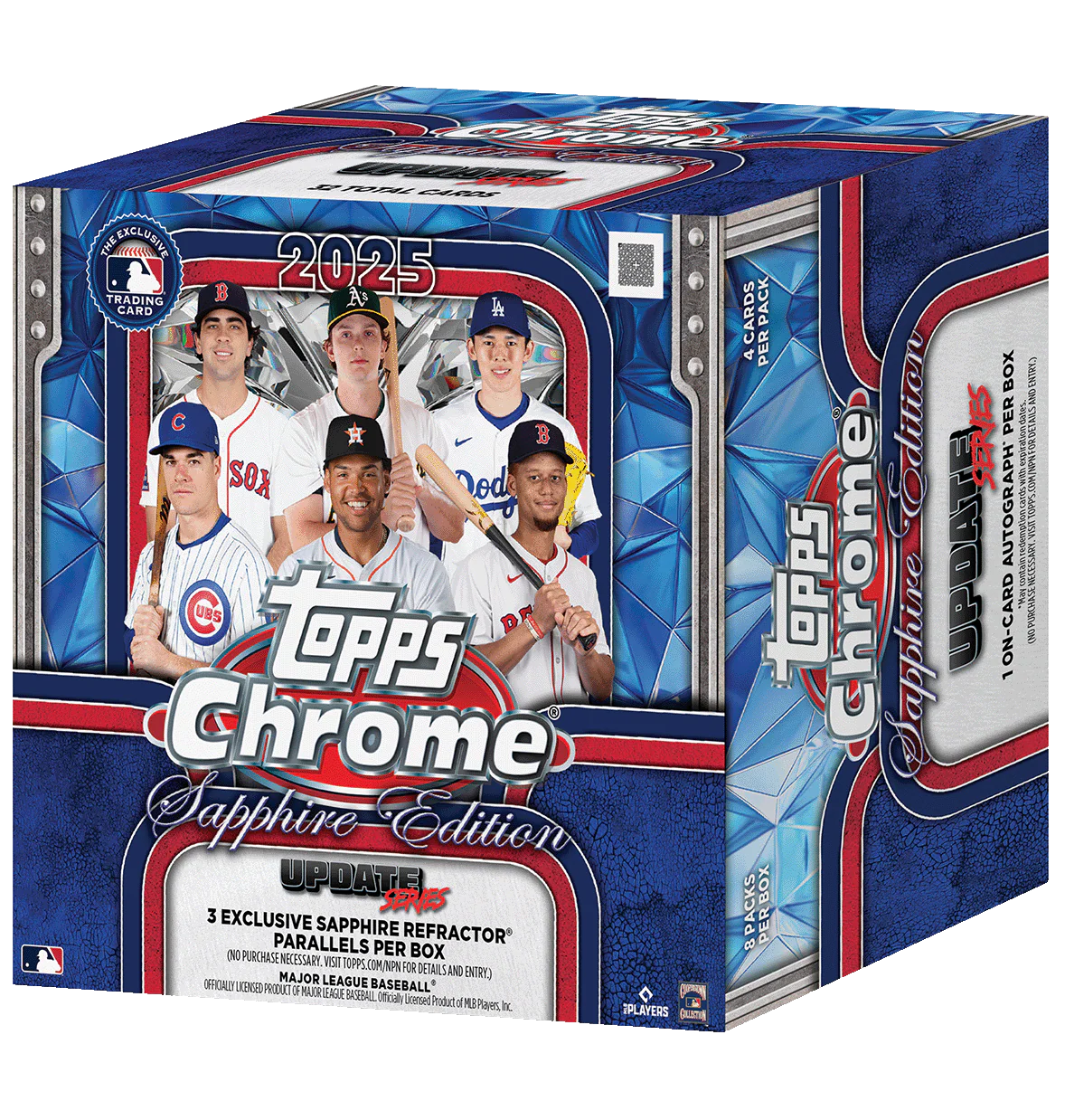 2025 Topps Chrome® Baseball Update Series Sapphire Edition - Hobby Box
