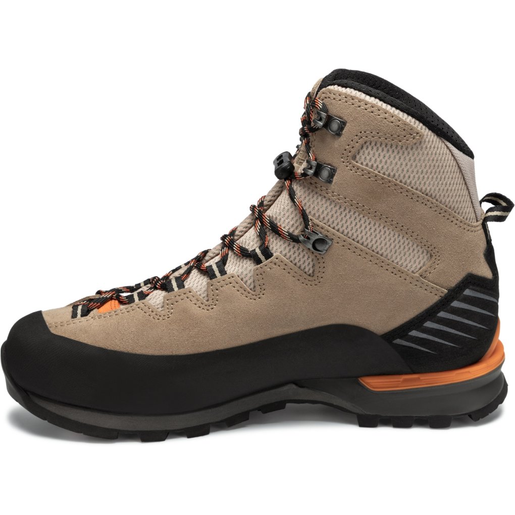Hanwag Makra Pro GTX Mountaineering Boots Men - Lightbrown/Orange