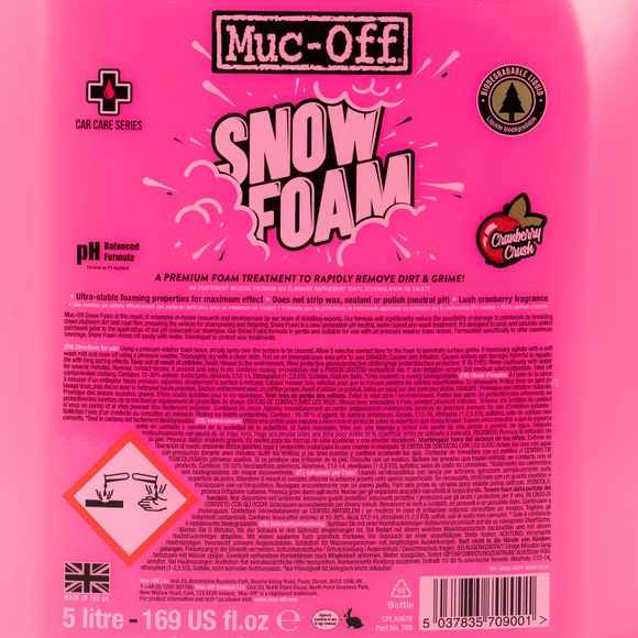 Produit de lavage Muc-Off SNOW FOAM 5 LITRES UniverselRef : MUC0051 / 37040352