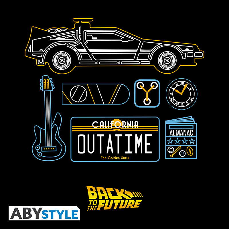 BACK TO THE FUTURE T-shirt DeLorean