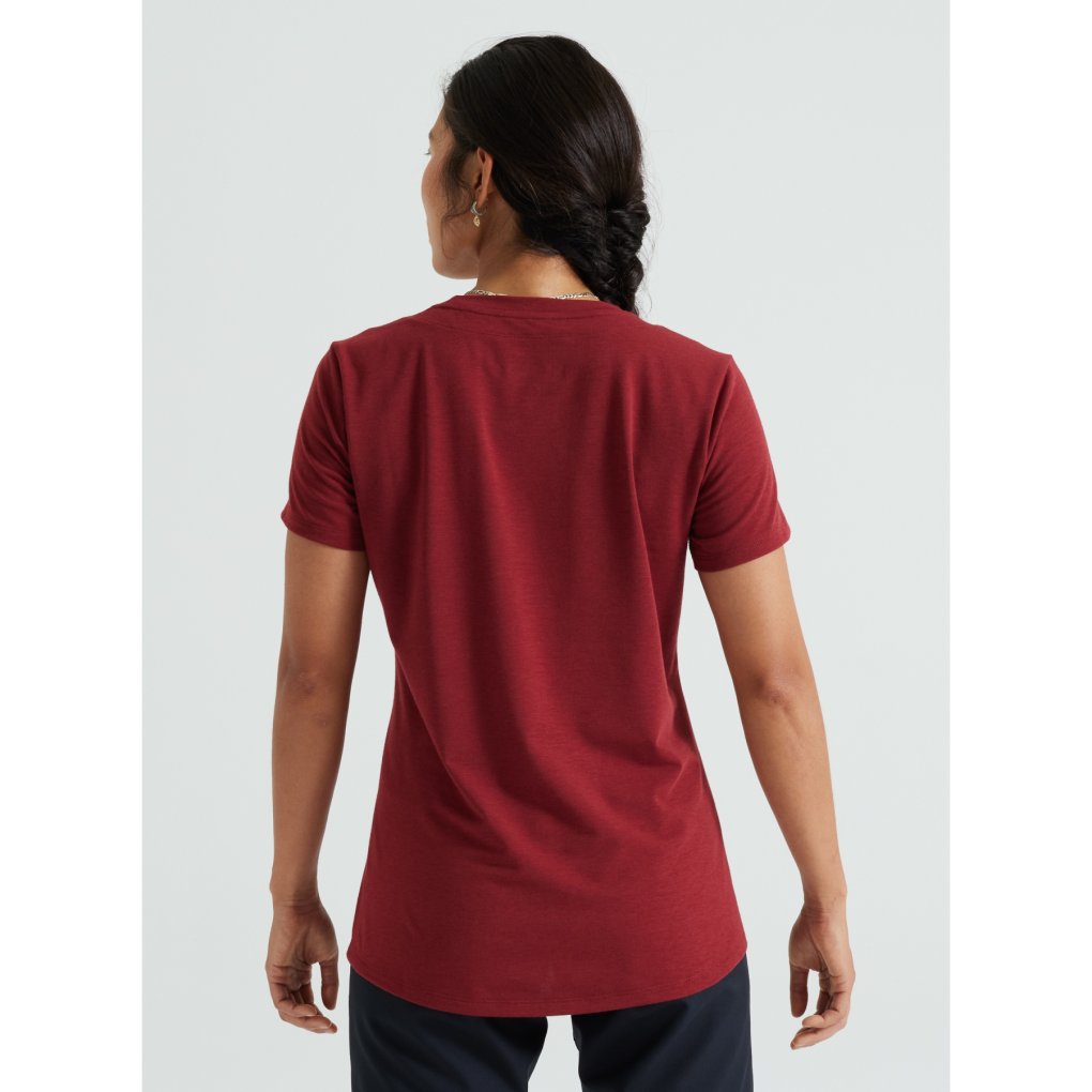Specialized Trail Short Sleeve Jersey Women - garnet red