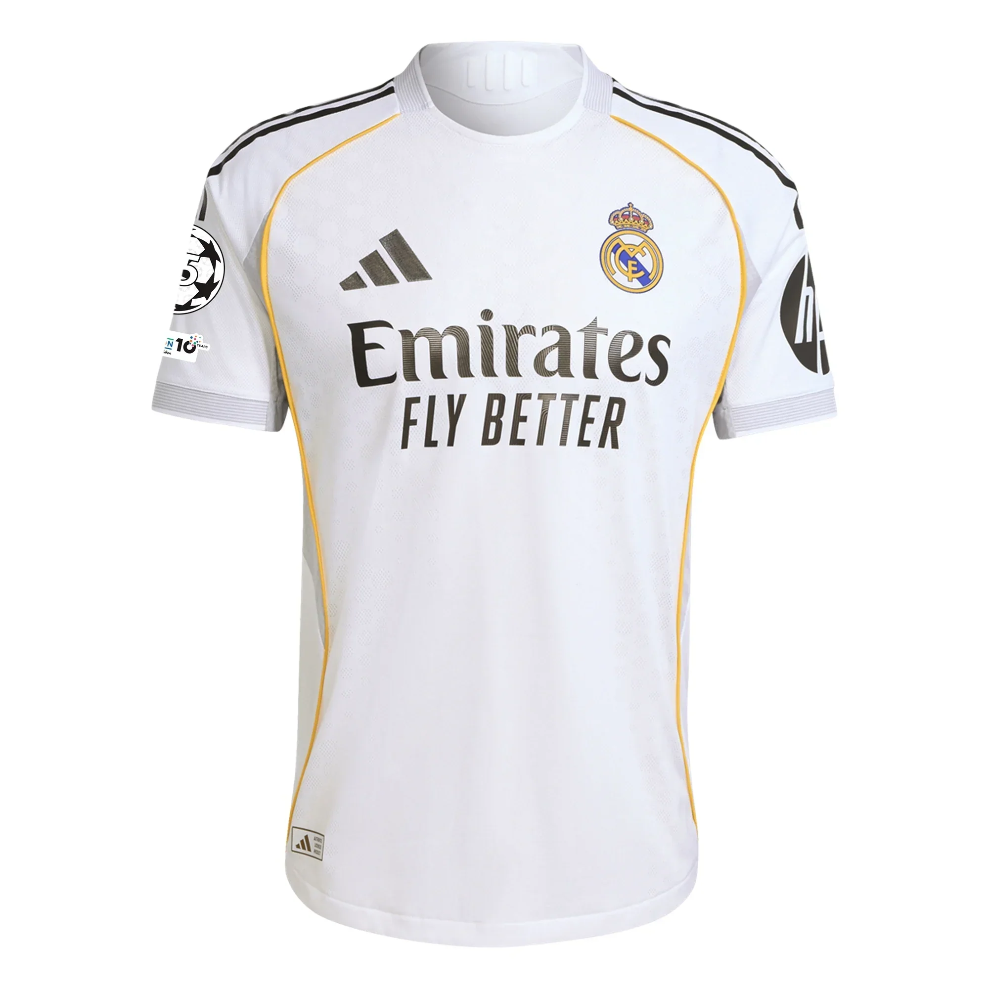 Modric Special Edition Real Madrid Authentic Home Jersey 25/26 w/ Champions League Patches (White)
