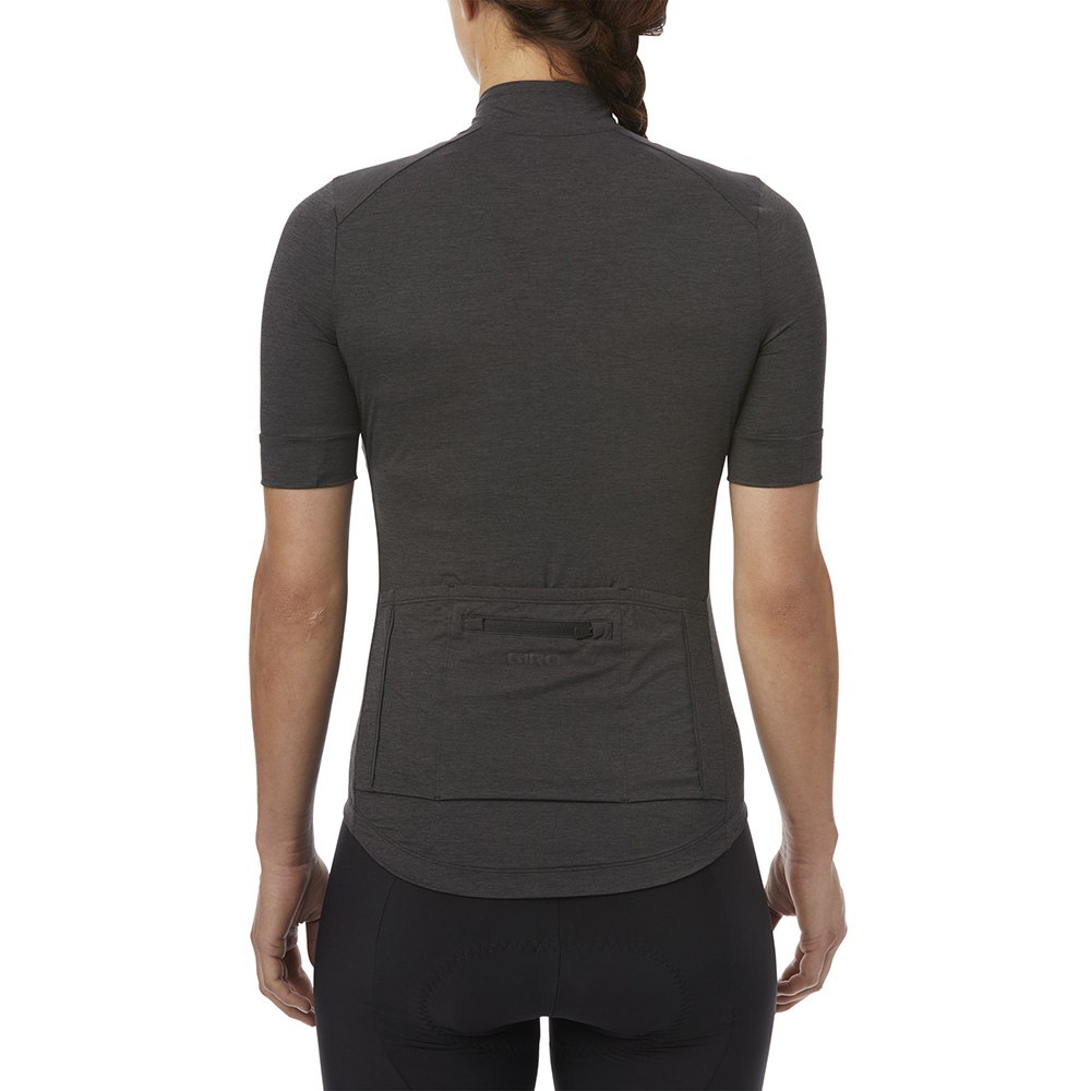 Giro New Road Short Sleeve Jersey Women - charcoal heather