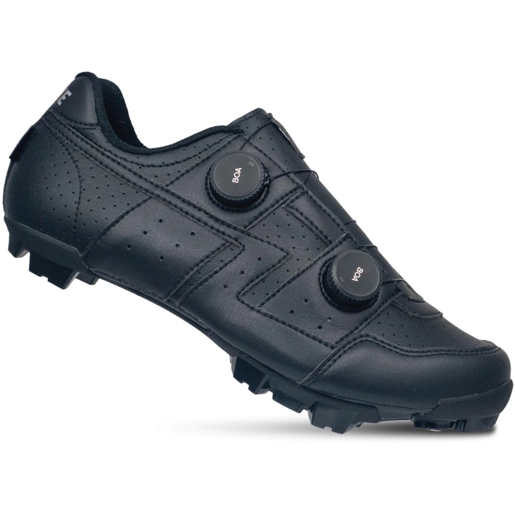 Lake MX30G MTB Shoes Men - Wide - black/black Clarino