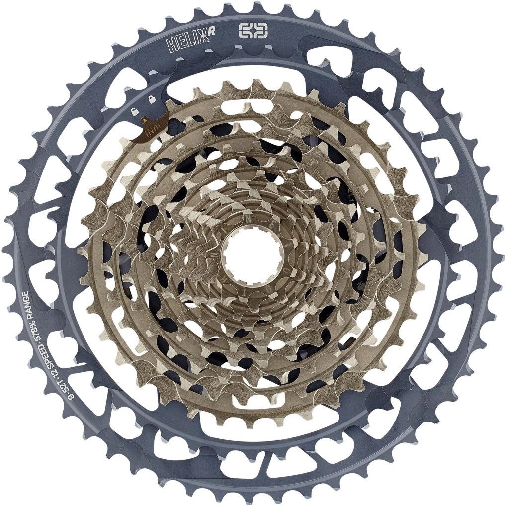 e*thirteen Helix Race Cassette | 12-Speed | 9-52 Teeth | SRAM XD/XDR - grey