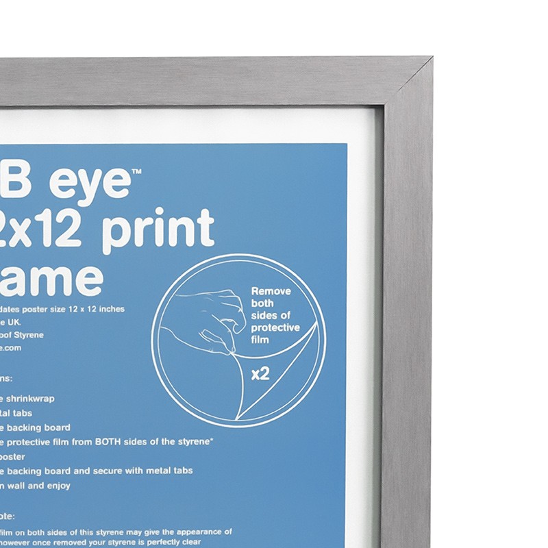 MDF Silver Frame (30,5 x 30,5 cm)