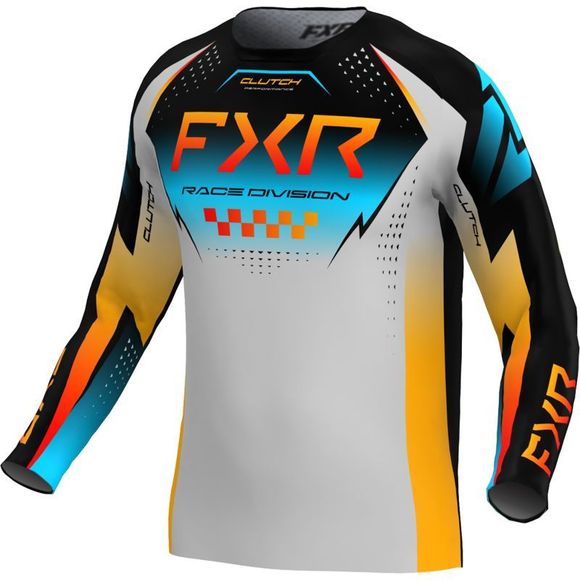 CHILDREN FXR CLUTCH cross jersey - Gray / OrangeRef: FXR1719