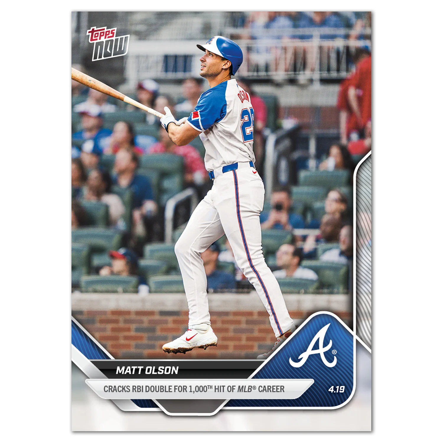 Matt Olson - 2025 MLB Topps NOW® - Card 90