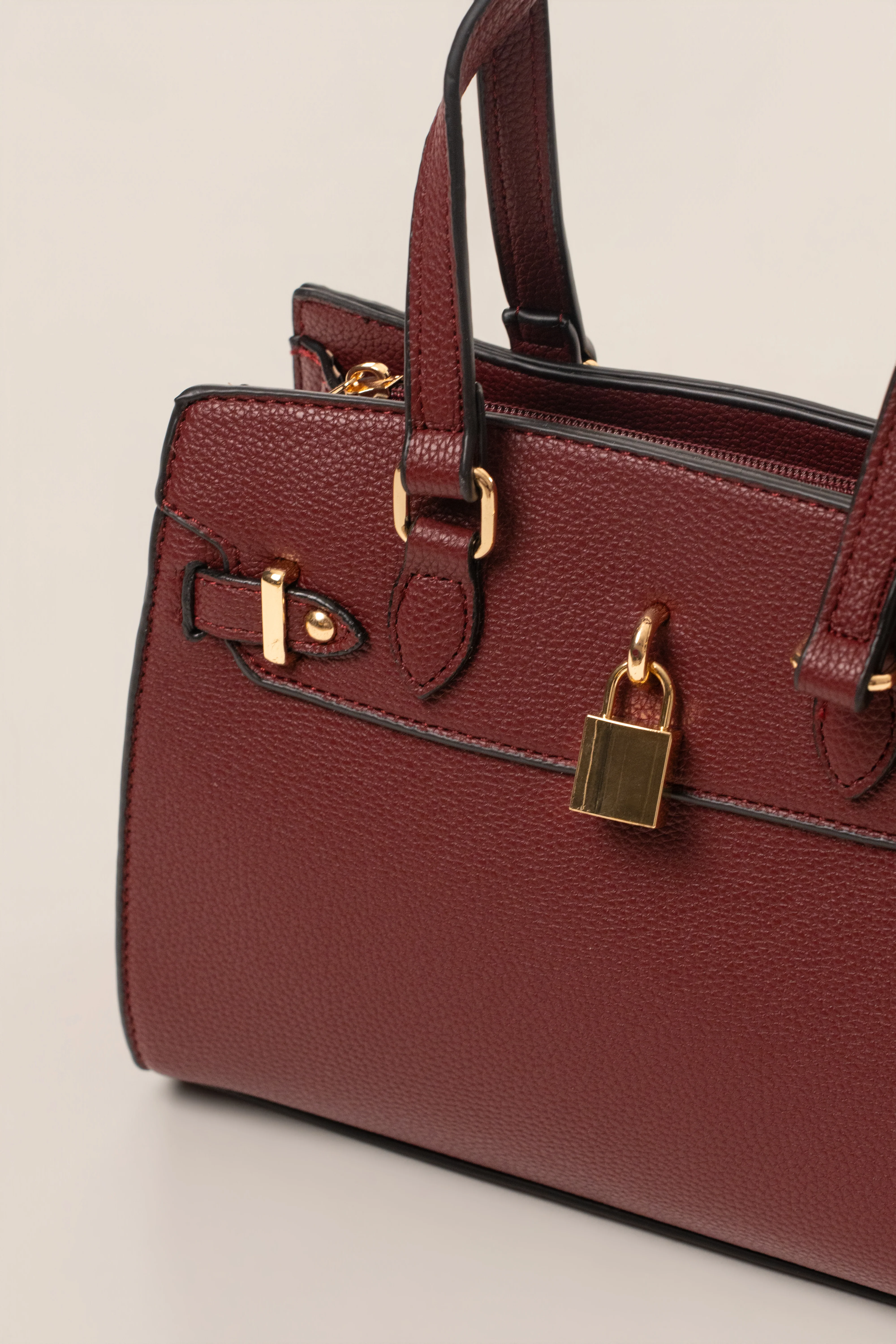 Burgundy Alva Handbag
