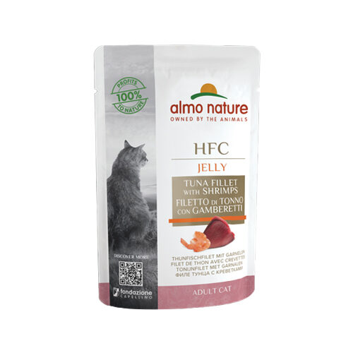 Almo Nature HFC - Jelly Tunafillet & Shrimps - 24 x 55g