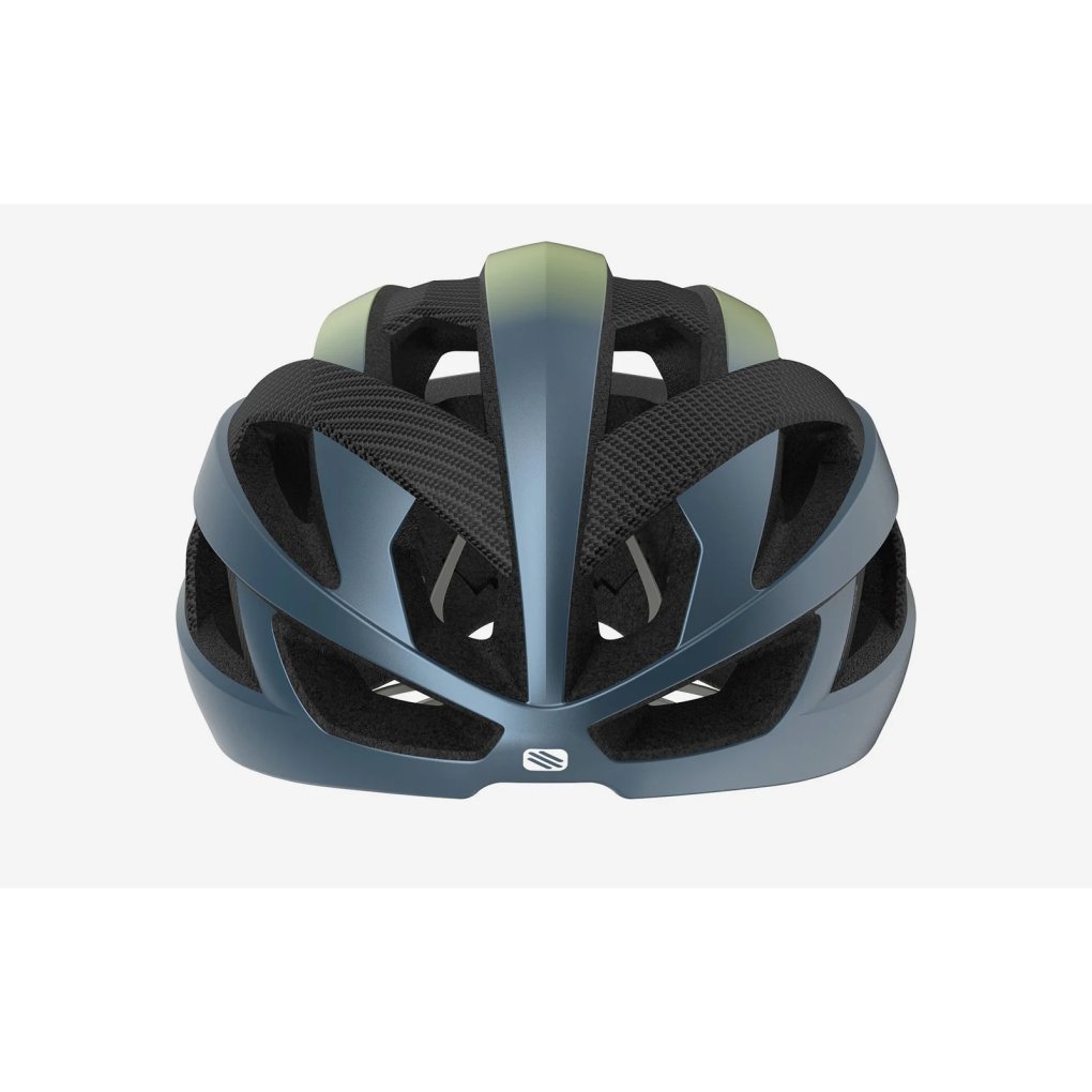 Rudy Project Rebel Helmet - Blue Avio/Apple Green Metal - Matte