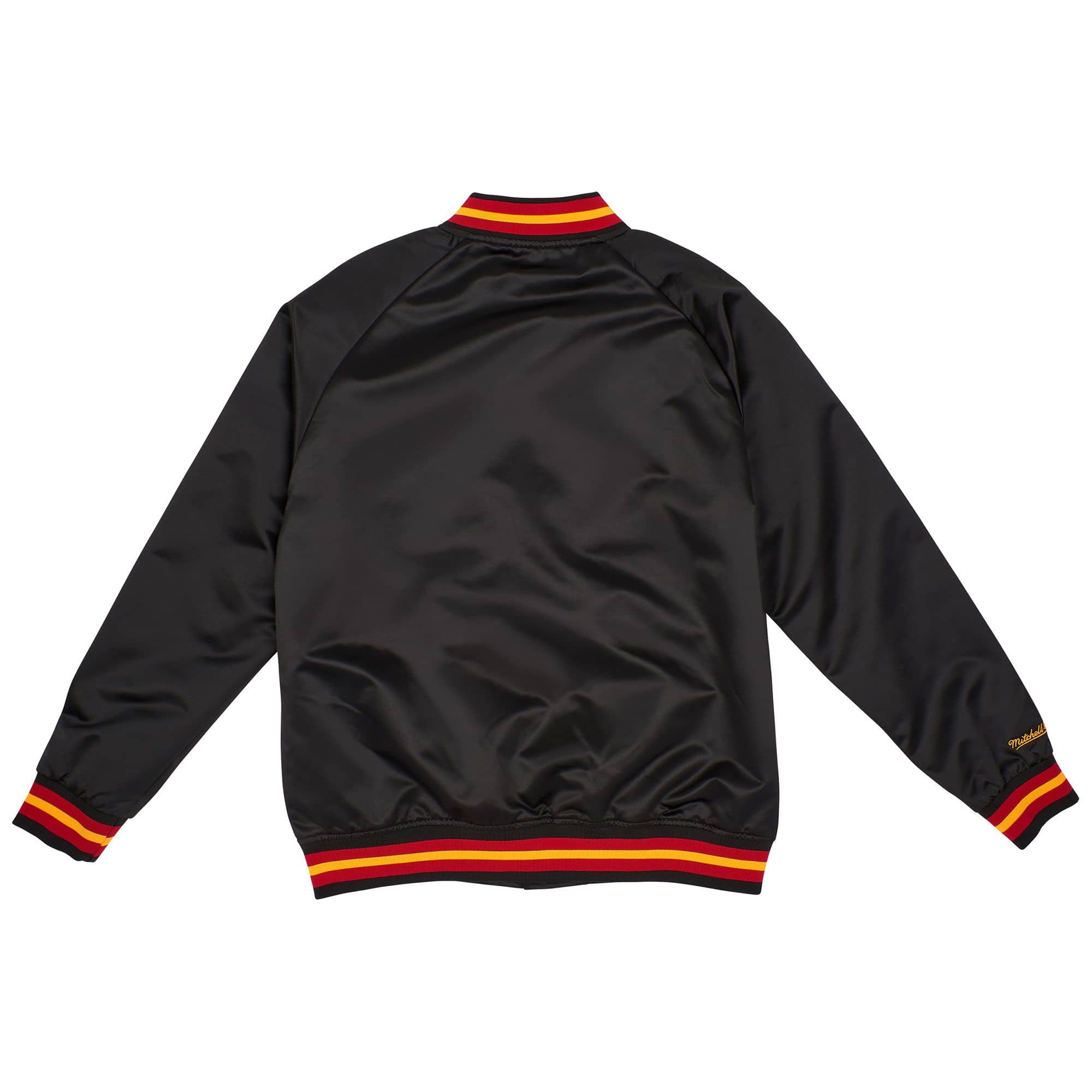 Atlanta Hawks Mitchell & Ness Lightweight Satin NBA Jacket Black