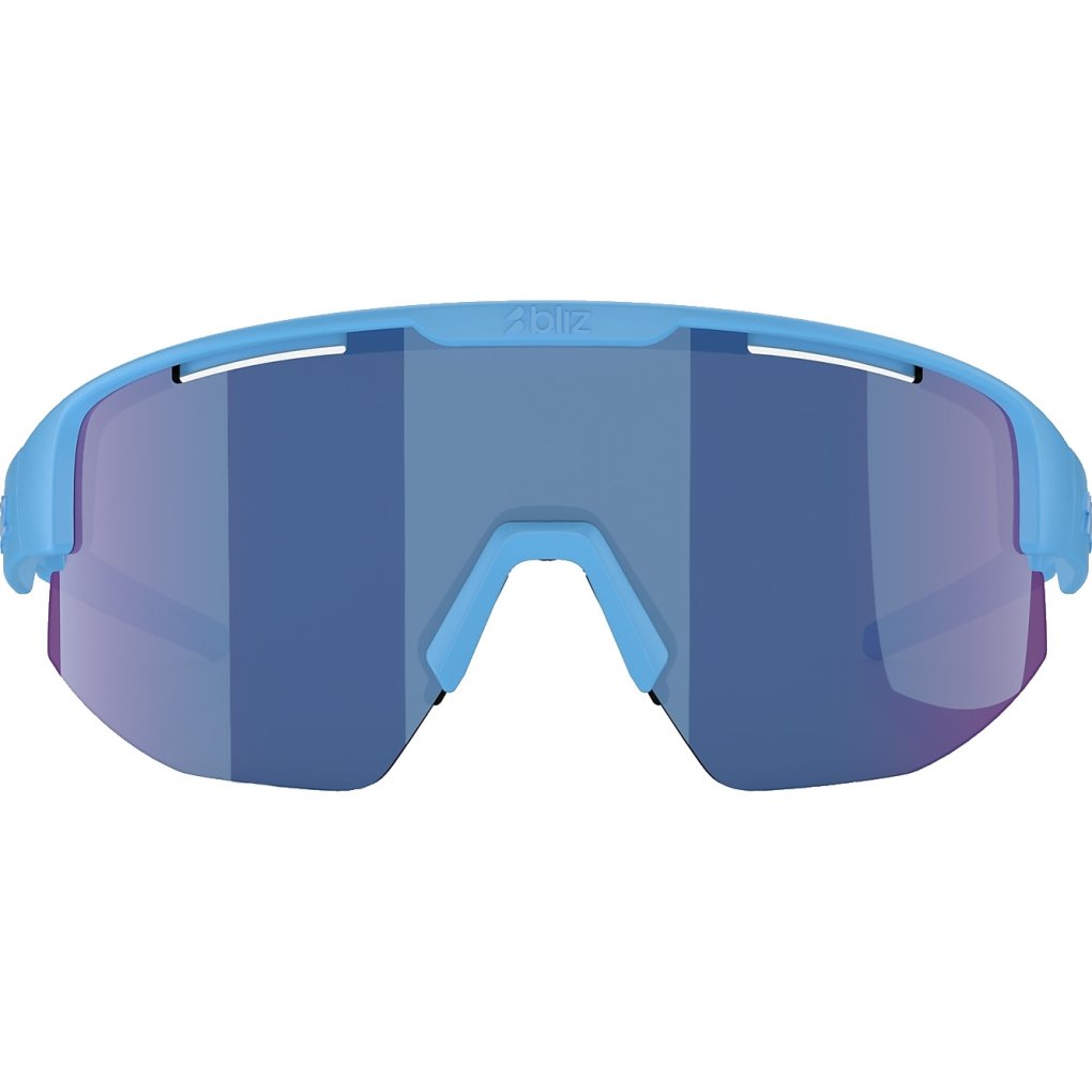 Bliz Matrix Glasses - Matt Blue - Grey Blue Mirror