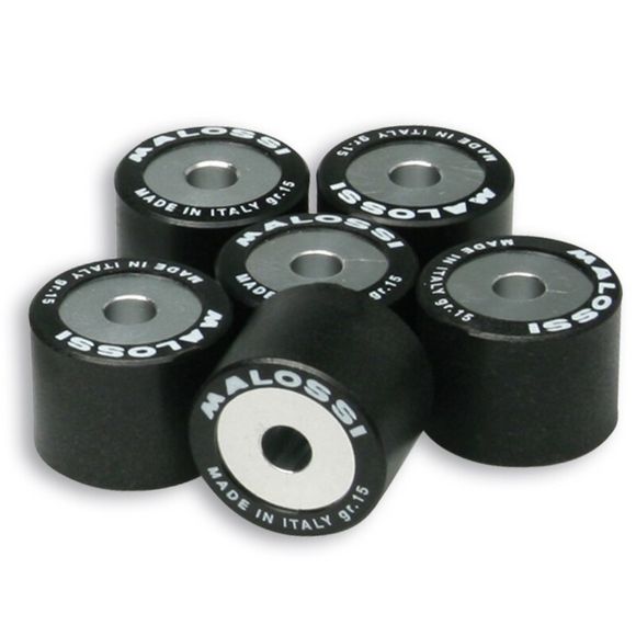 Malossi variator pebbles 23x18mm 14gr - 6 universal piecesRef: Mal00320A / 1007821