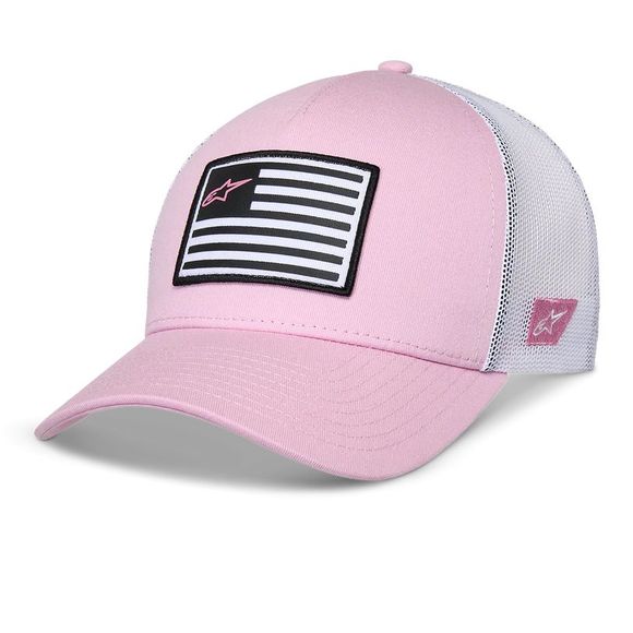 Casquette Alpinestars FLAG - Rose / BlancRef : AP3846 / 1211-81013-3139-OS