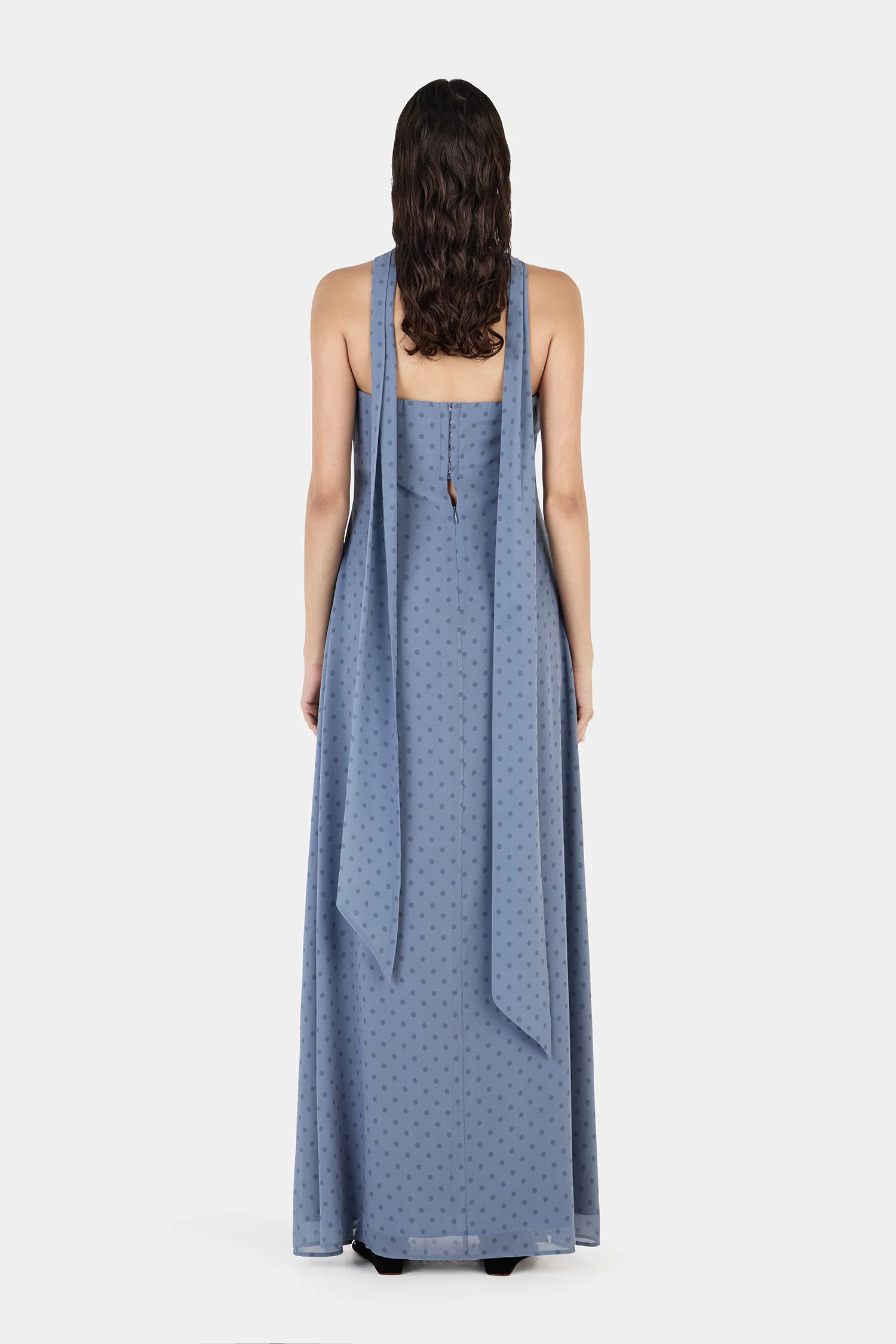 Rhiannon Midi Dress Steel Spot