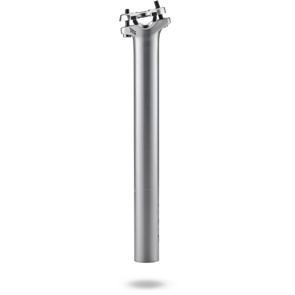 Title AP1 MTB Seatpost - 300mm - 34.9mm - chrome