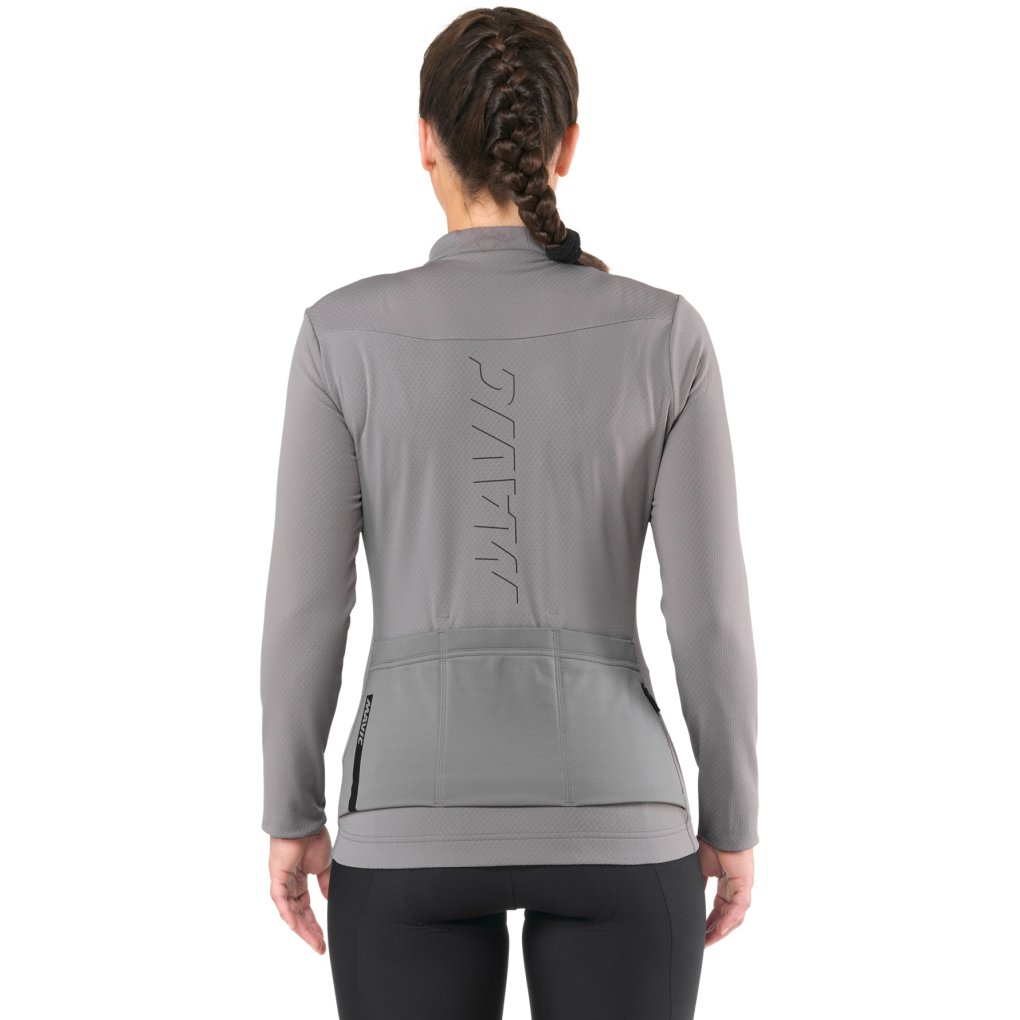 Mavic Aksium Thermo Longsleeve Jersey Women - silver