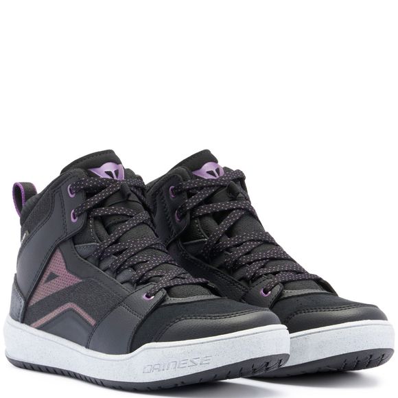 Dainese SUBURB D-WATERPROOF WOMEN Motorcycle Shoes - Black / PurpleRef: DN2154