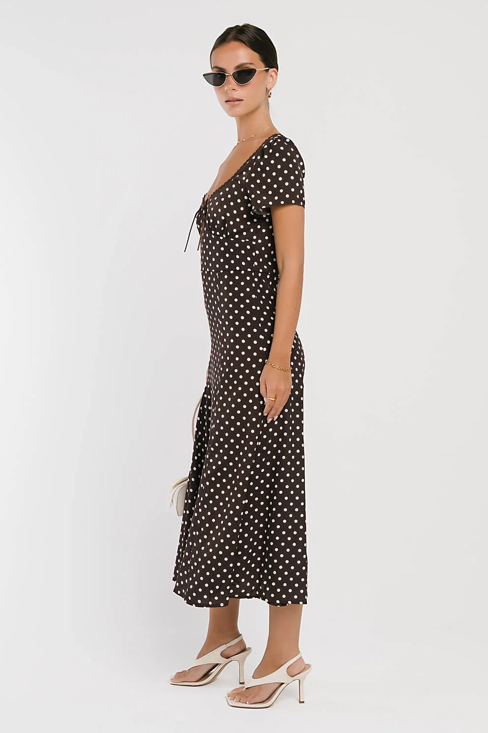 Fawn Polka Dot Maxi Dress