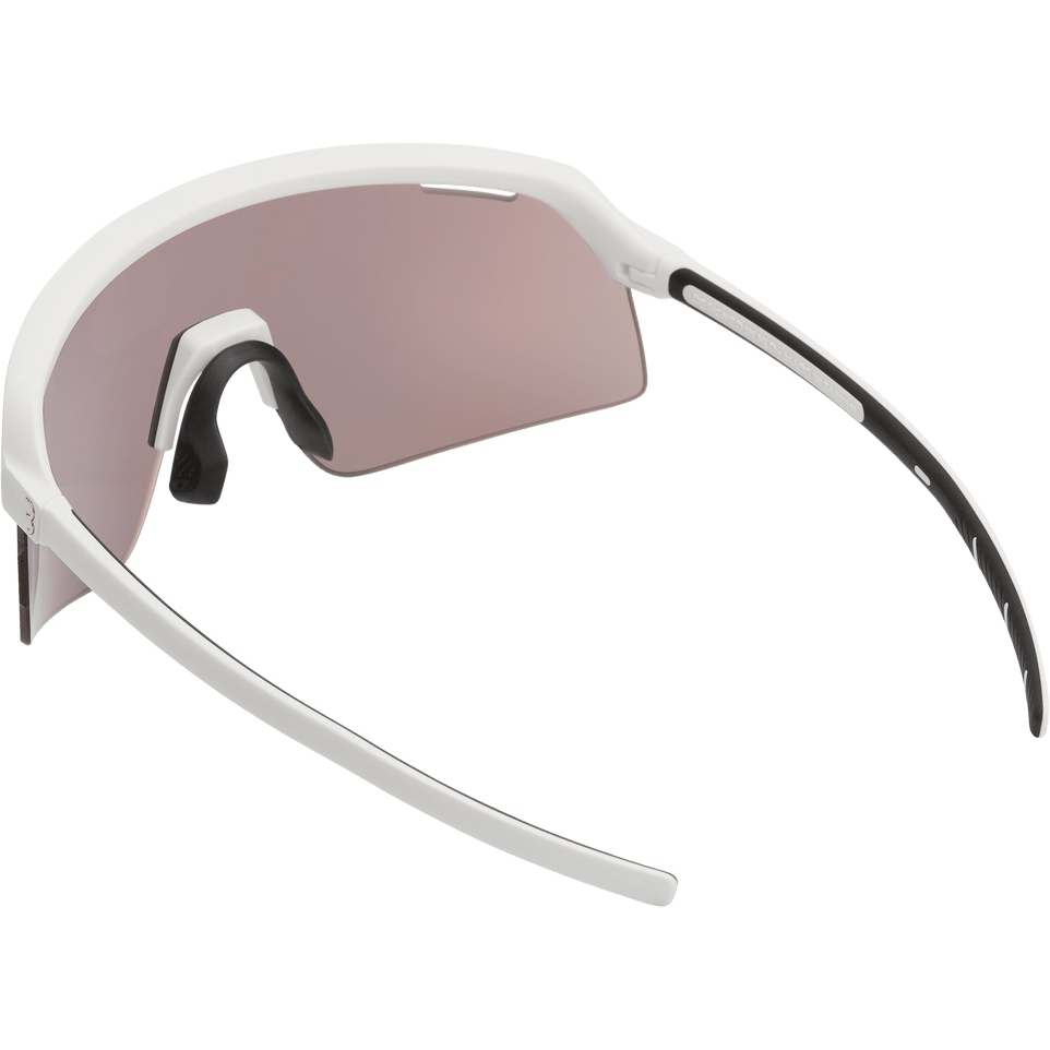 BBB Cycling Valor BSG-81 Cycling Glasses - matt white | FLUX red