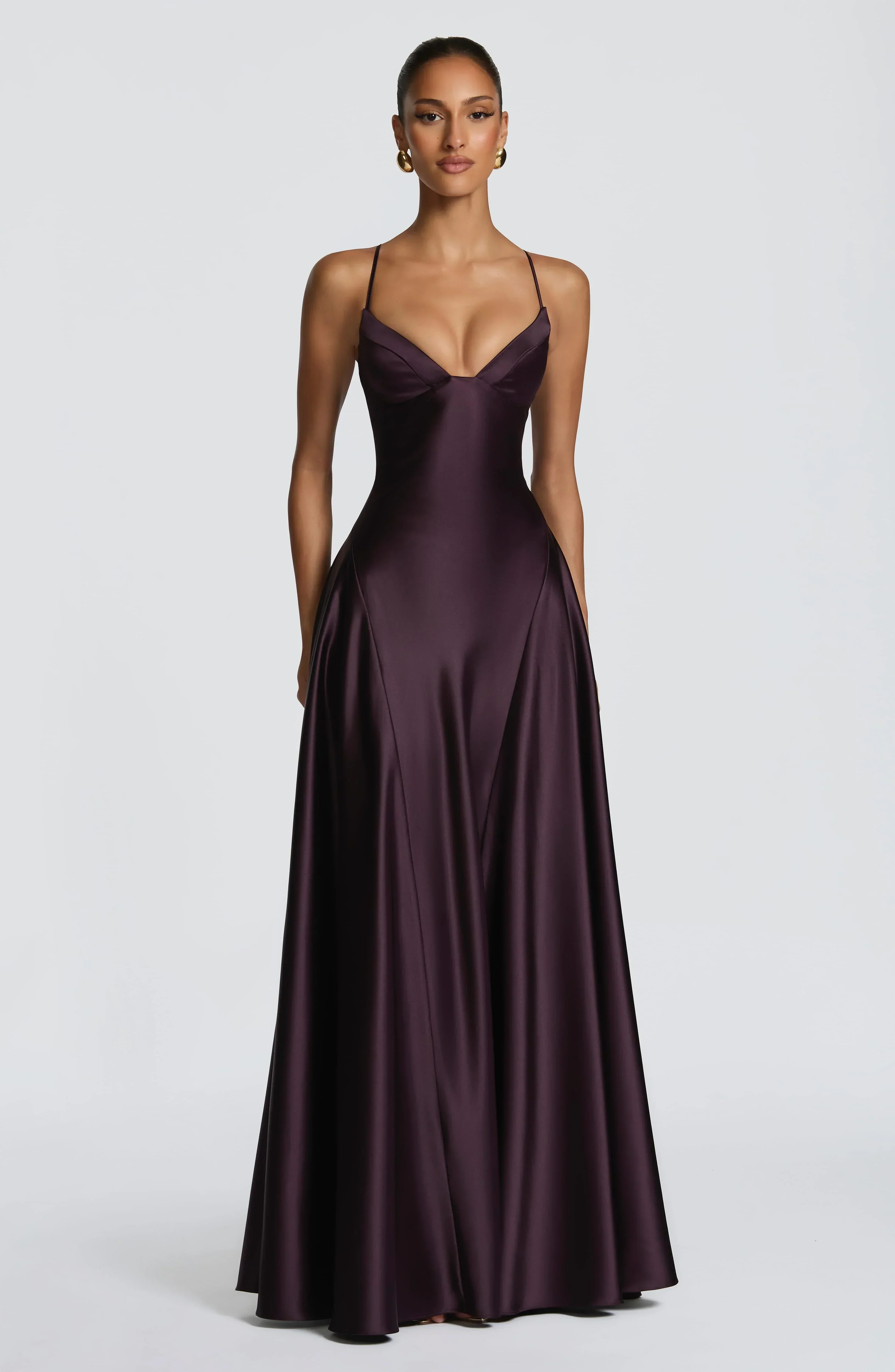 Asterin Maxi Dress - Plum
