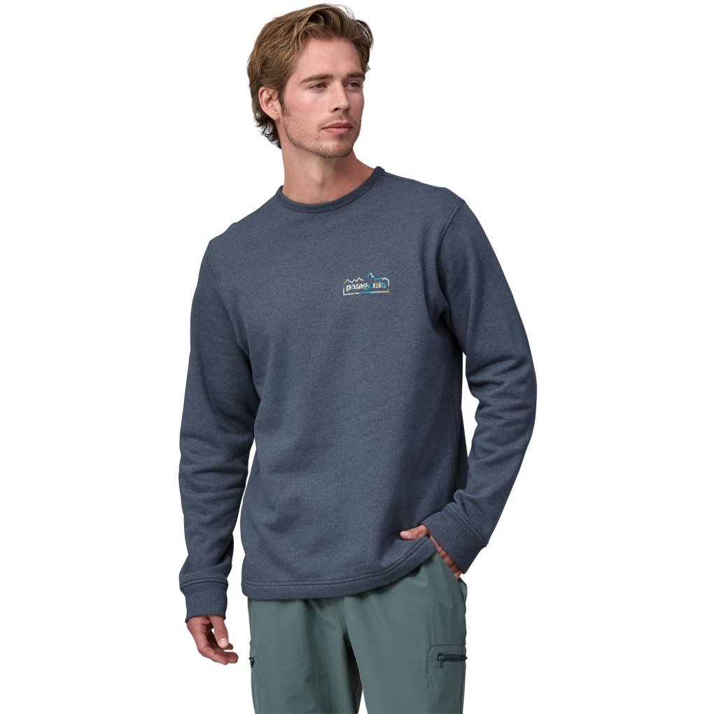 Patagonia Unity Fitz Wildrise Lightweight Sweatshirt Men - Birch White
