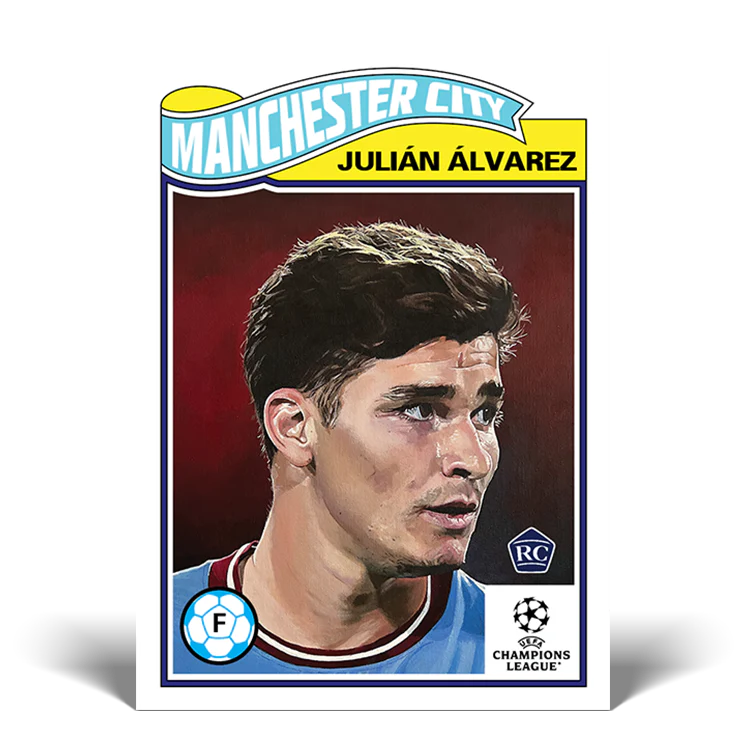 Topps UK - UCC Living Set Card #524 - Julian Alvarez