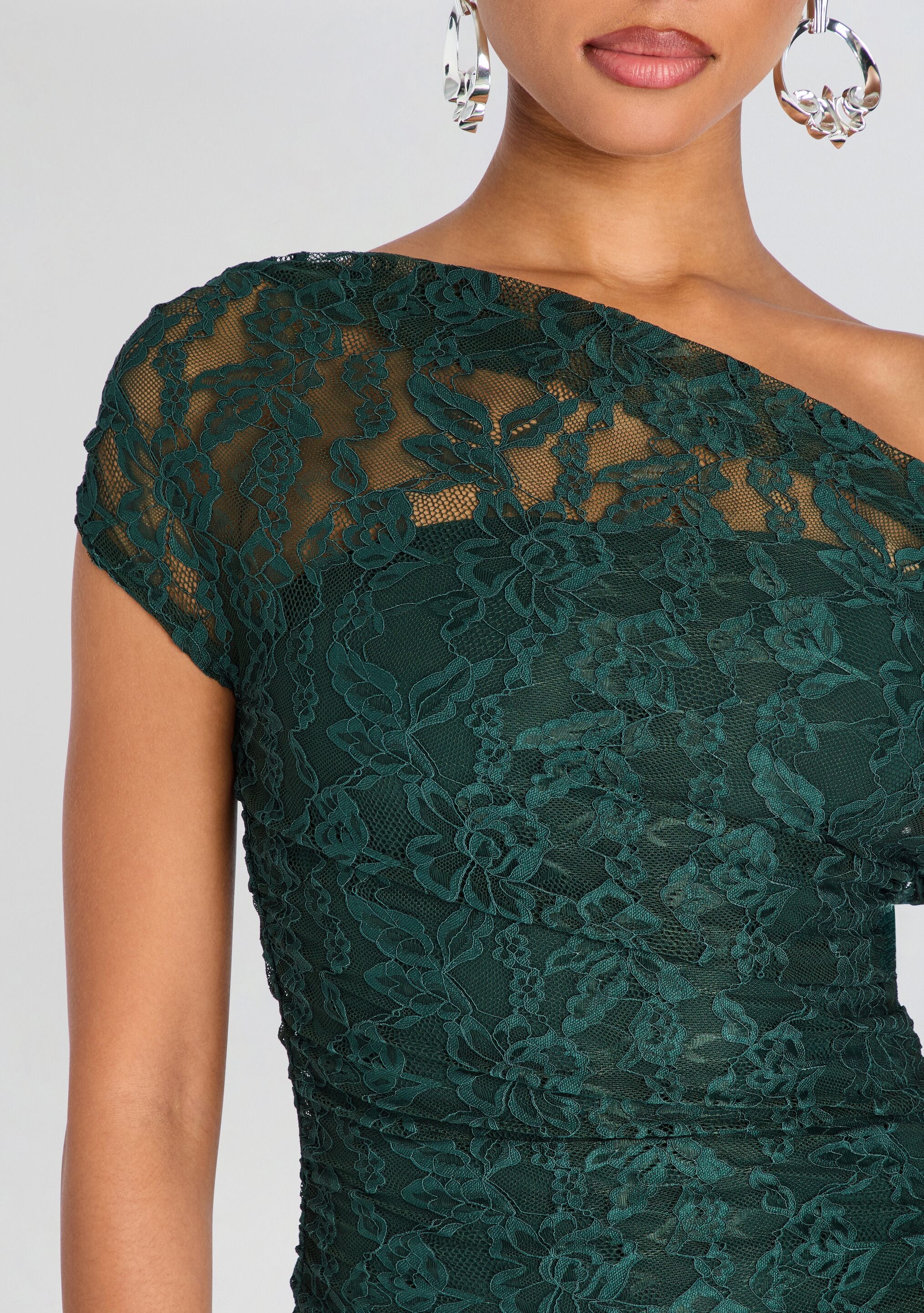 Noel Mesh Midi Dress