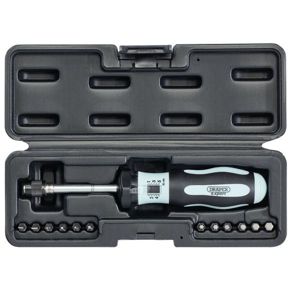 Draper Screwdriver Expert Torque Kit - 1 5 Nm UniversalRef: Dp00192A / 1149391