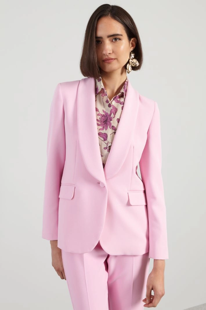 Shawl collar blazer - PINK