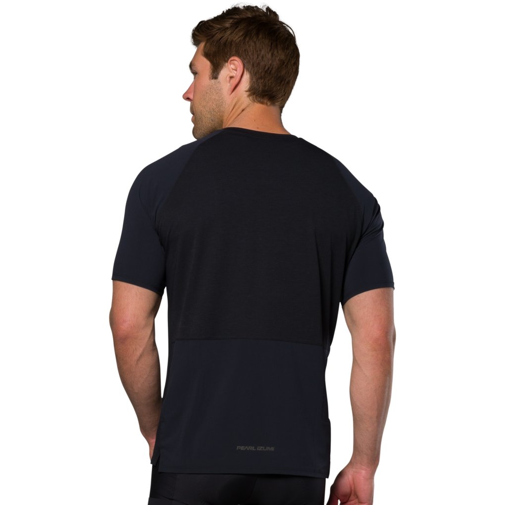 PEARL iZUMi Expedition Merino Shortsleeve Jersey Men 11122409 - black - 021