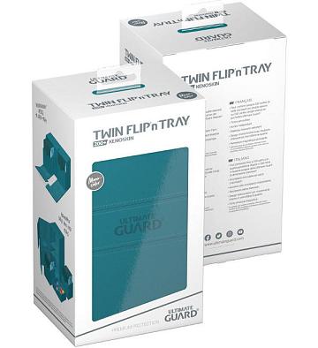 Ultimate Guard Twin Flip'n'Tray 200+ XenoSkin Monocolor - Petrol