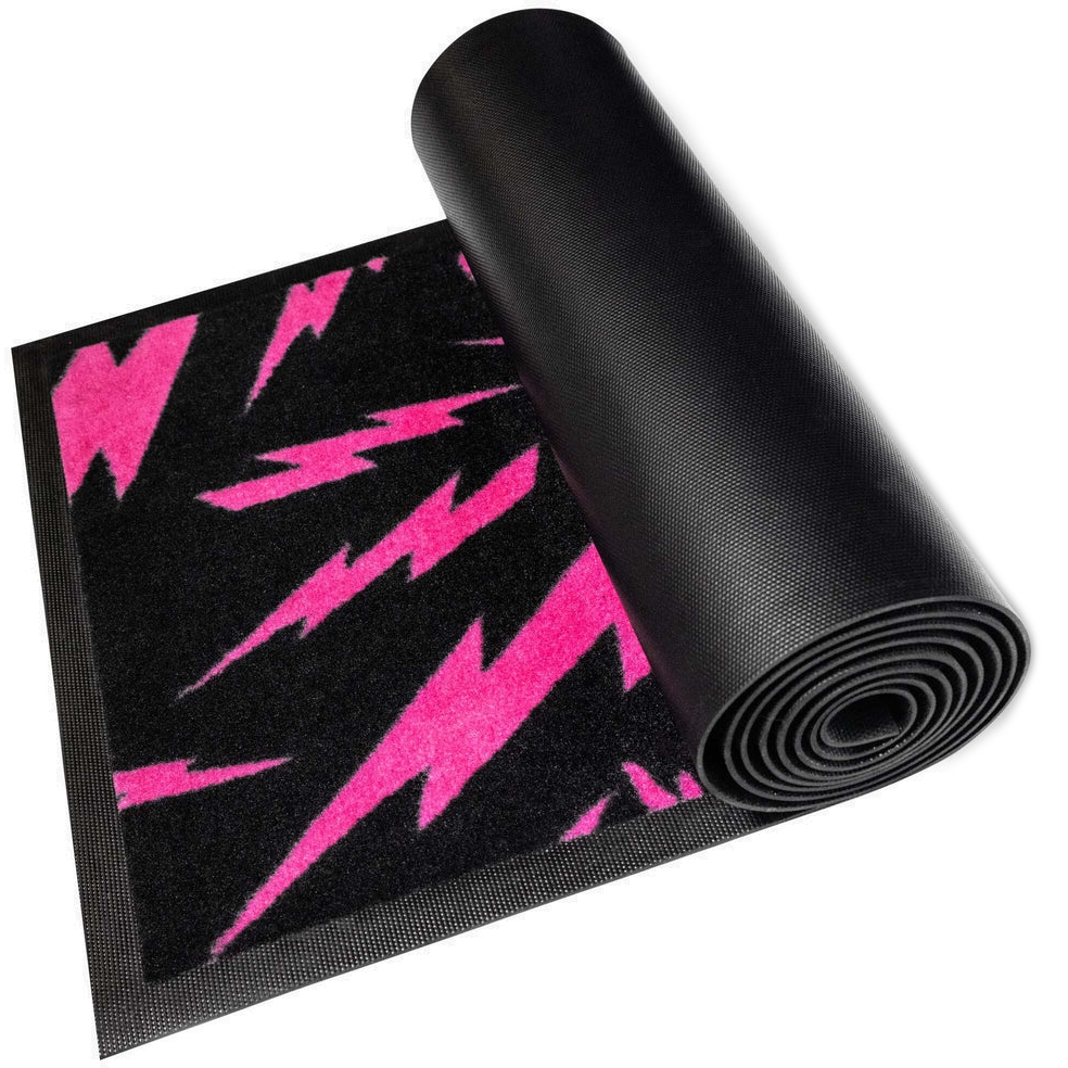 Muc-Off Absorbent Bike Mat - black/pink