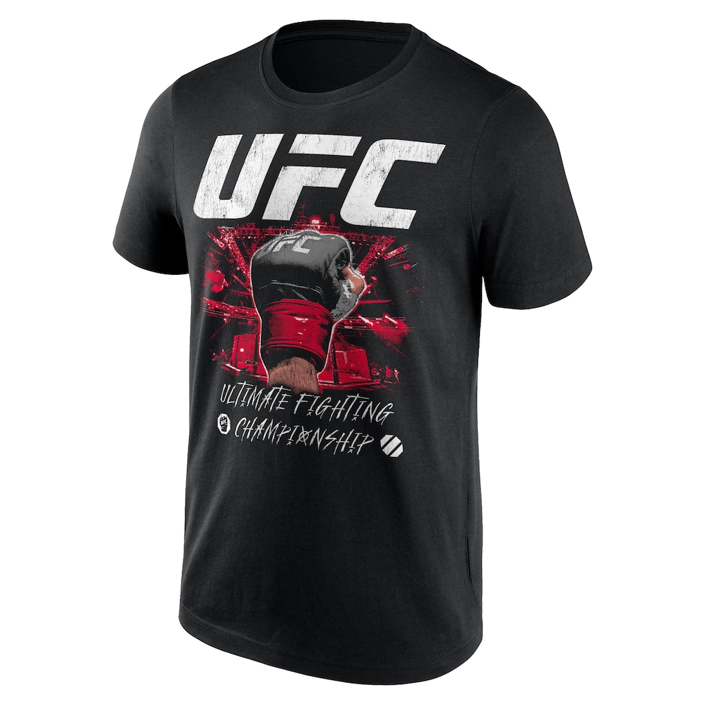 UFC Grunge Fist T-Shirt - Black - Mens