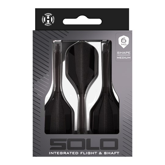 Harrows Solo No6 Flight Shaft System - Black