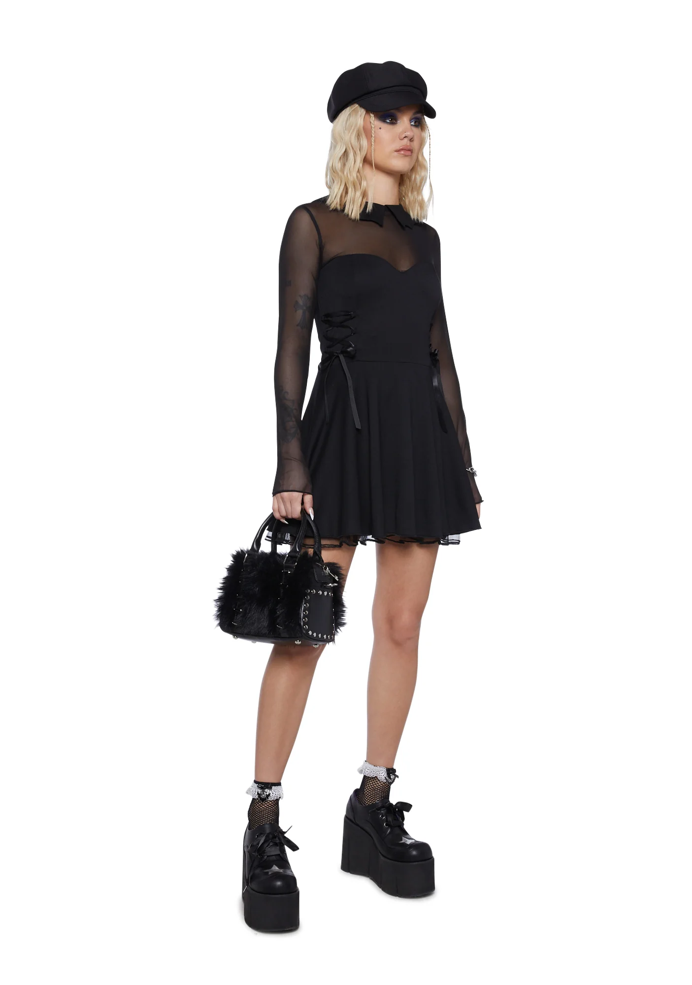 Into The Mists Long Sleeve Dress