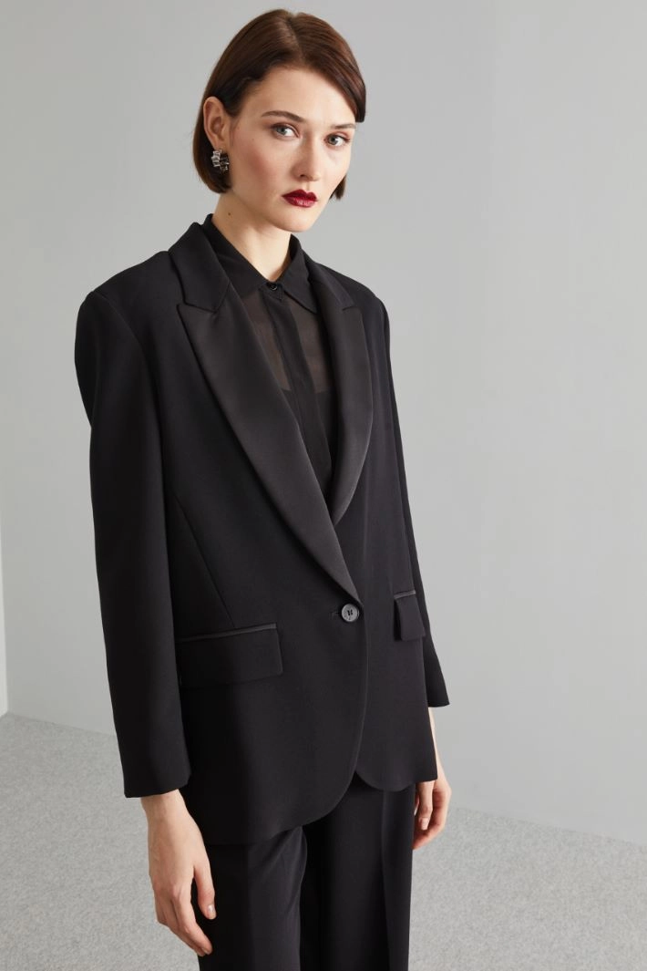 Tuxedo jacket - BLACK