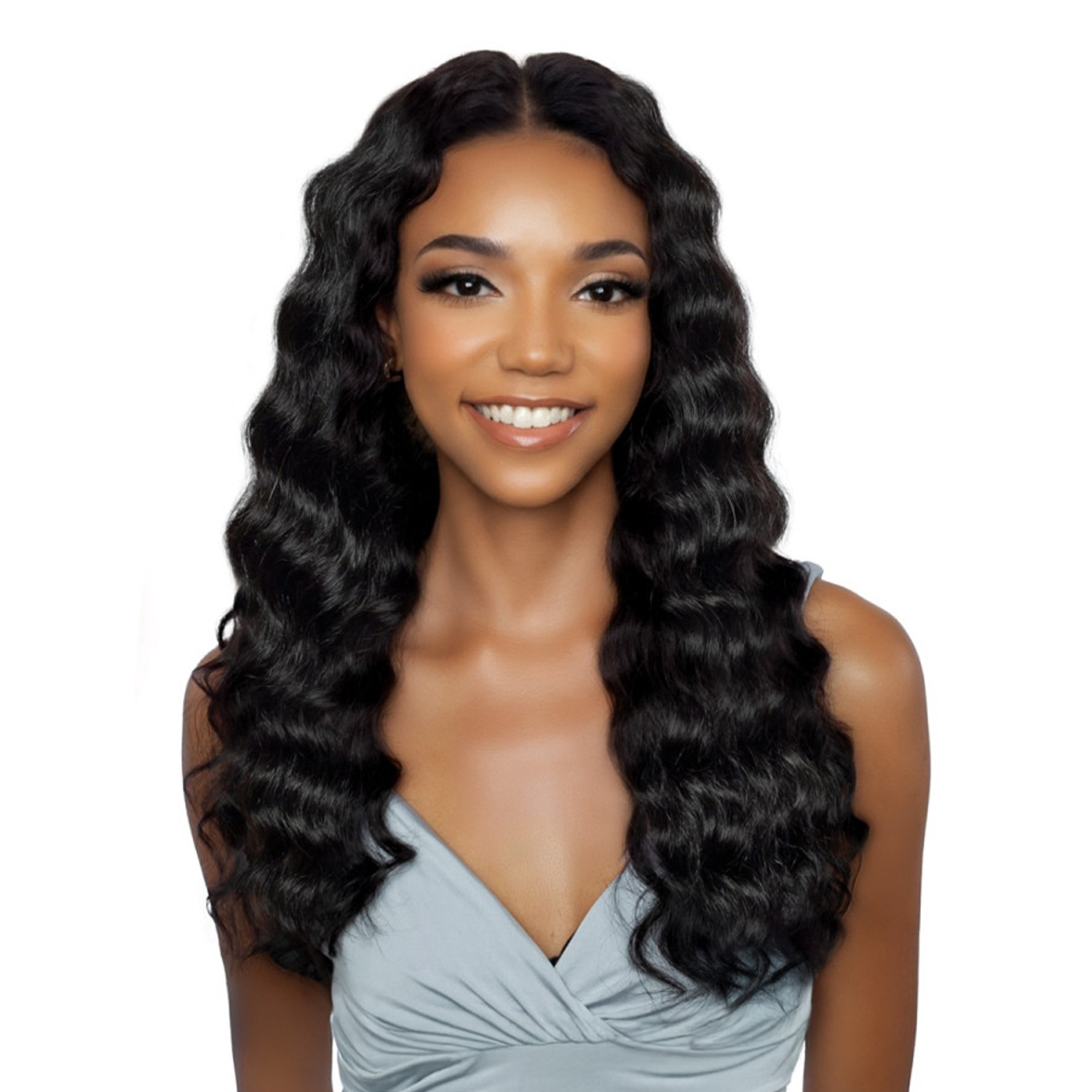 Mane Concept Human Hair Crochet Braids Pristine 2X Micro Feather Crochet 2C Loose Deep 18