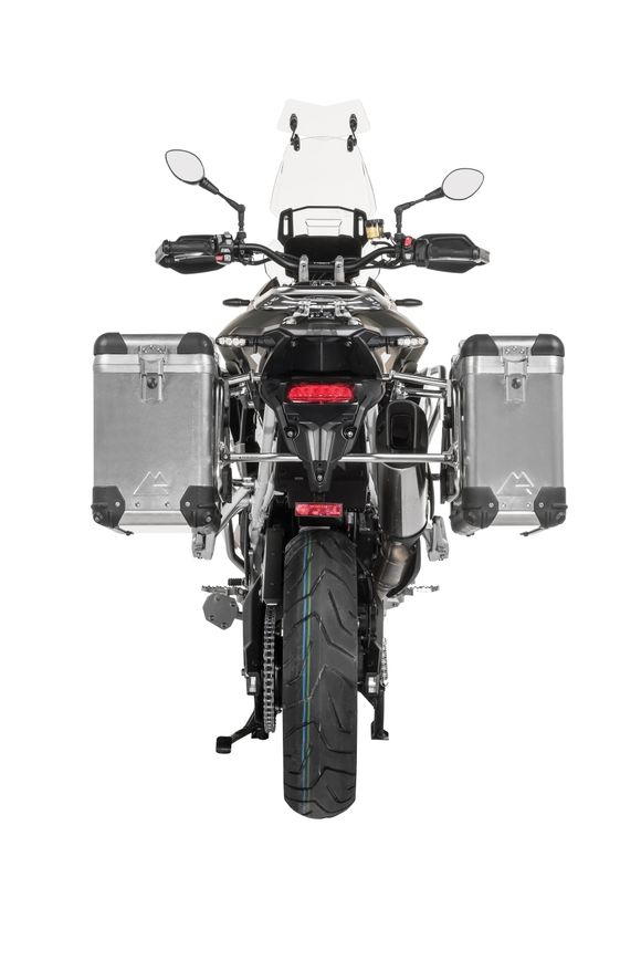 Touratech ZEGA Pro 31/38 suitcase - Gray support included - AluminumRef: Trt01880A / 01-421-5730-0